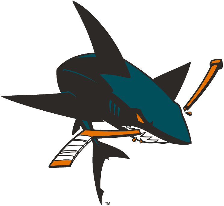 San Jose Sharks 2007 08 Secondary Logo vinyl decal